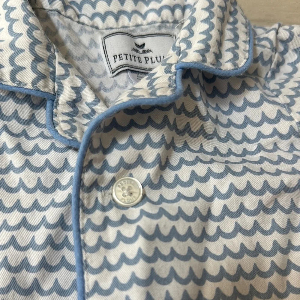 Petite Plume matching TWIN Blue and Pink Baby Outfit Set - Picture 4 of 9